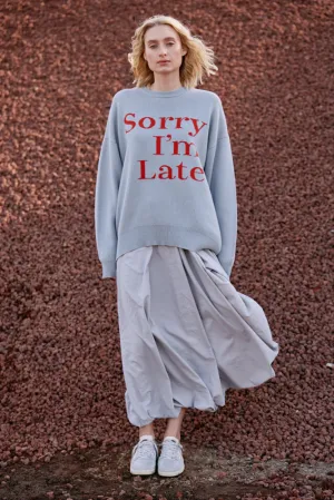 Sorry I'm Late Knit By M.A. Dainty