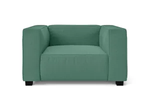 Taranto Armchair Mint Green Linen Fabric