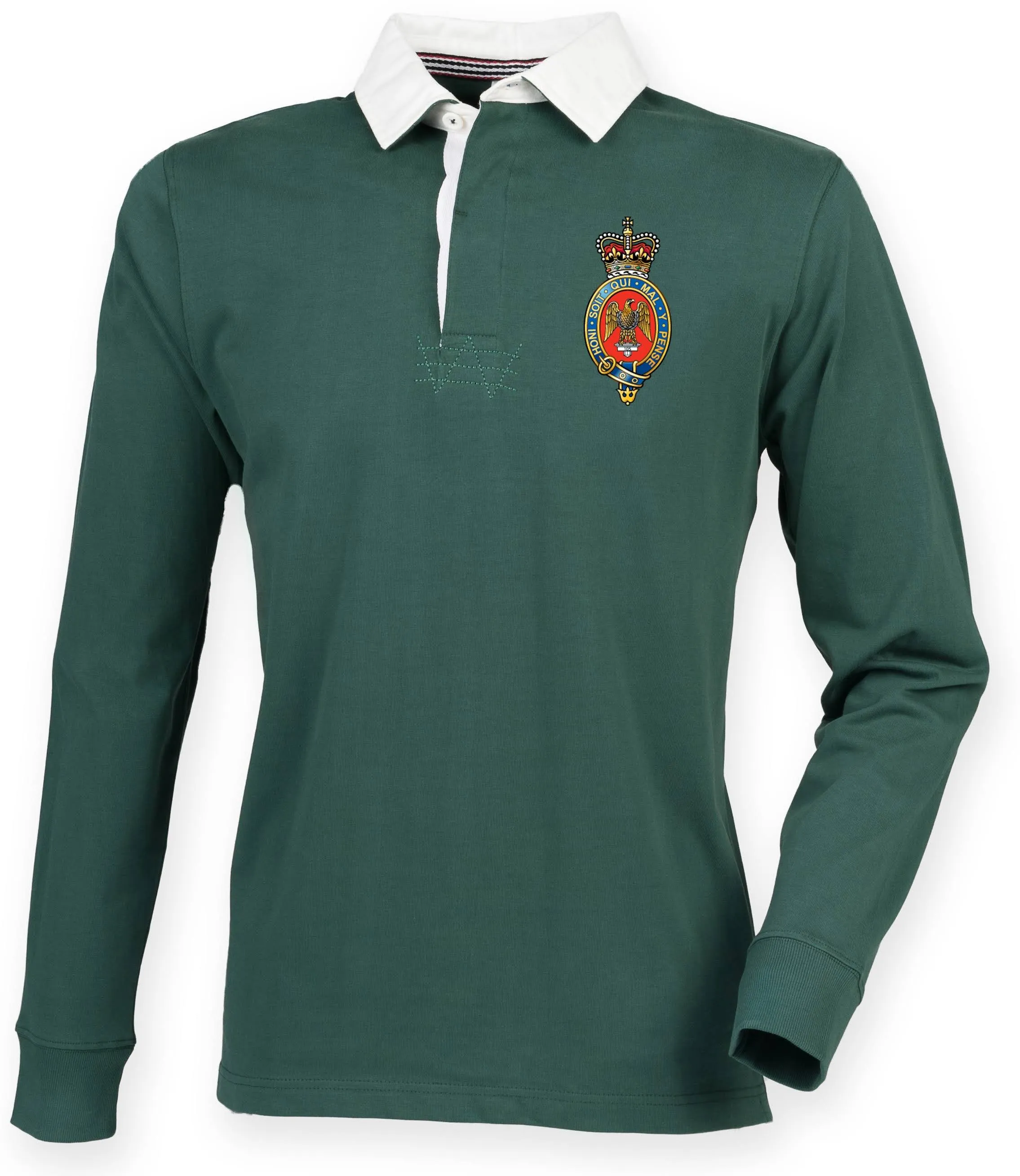 The Blues and Royals Premium Superfit Embroidered Rugby Shirt