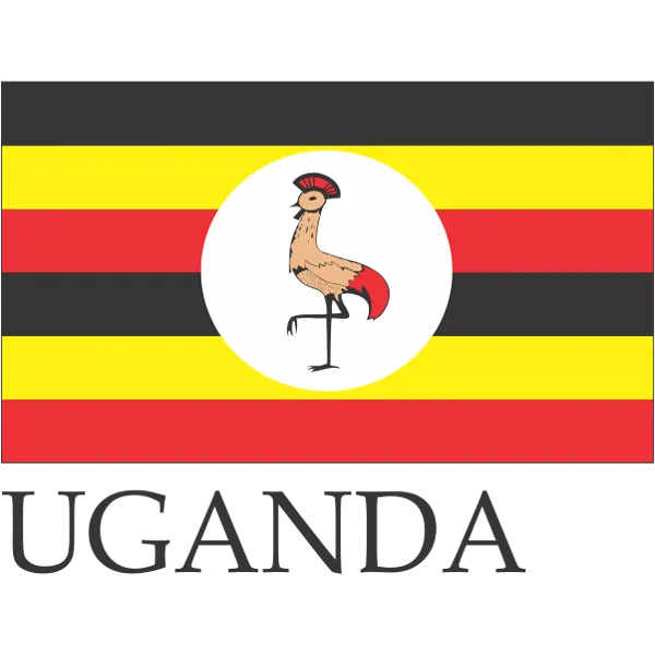 Uganda Embroidered Flag Badge