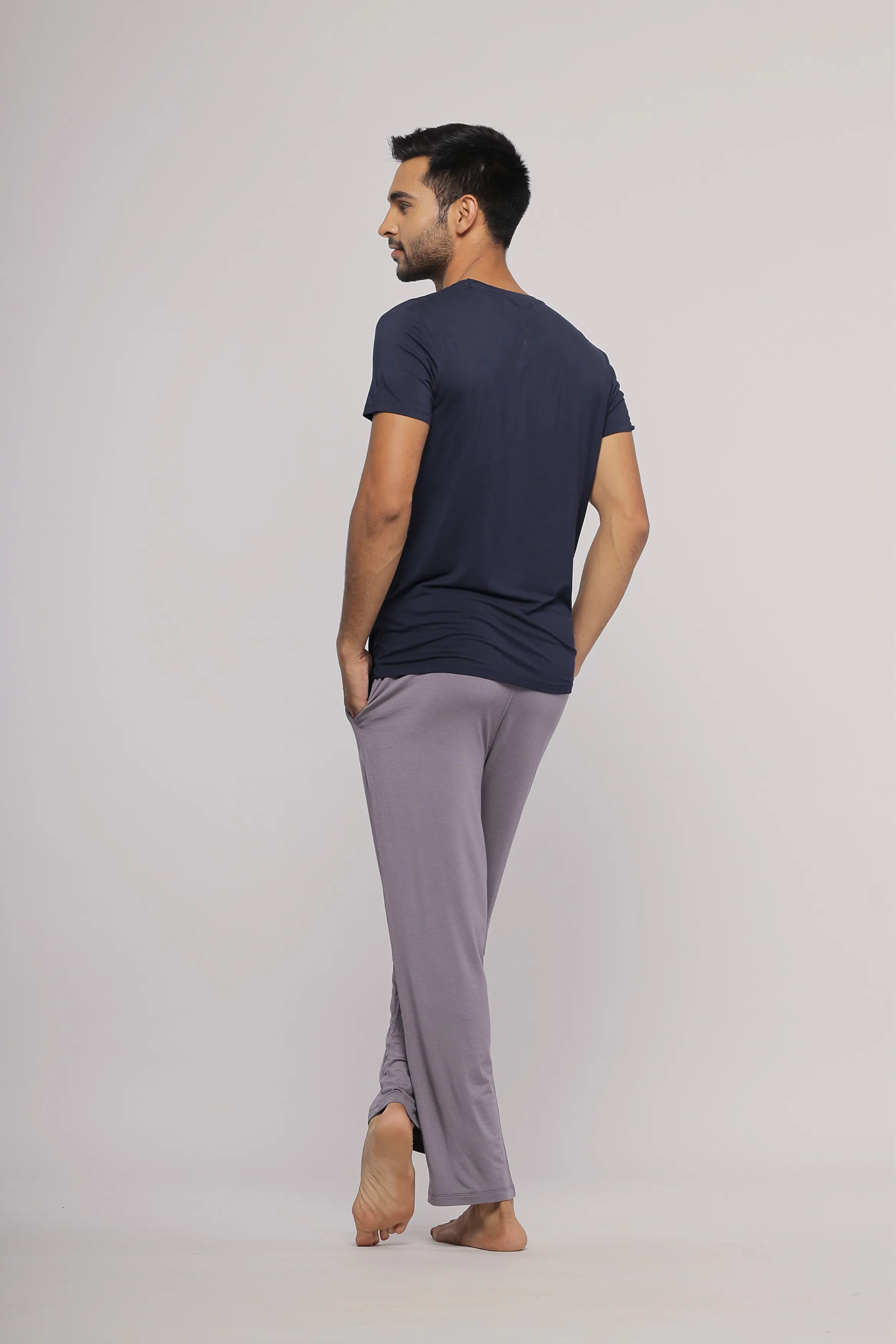 Wanderer Grey Mens Pajama Set