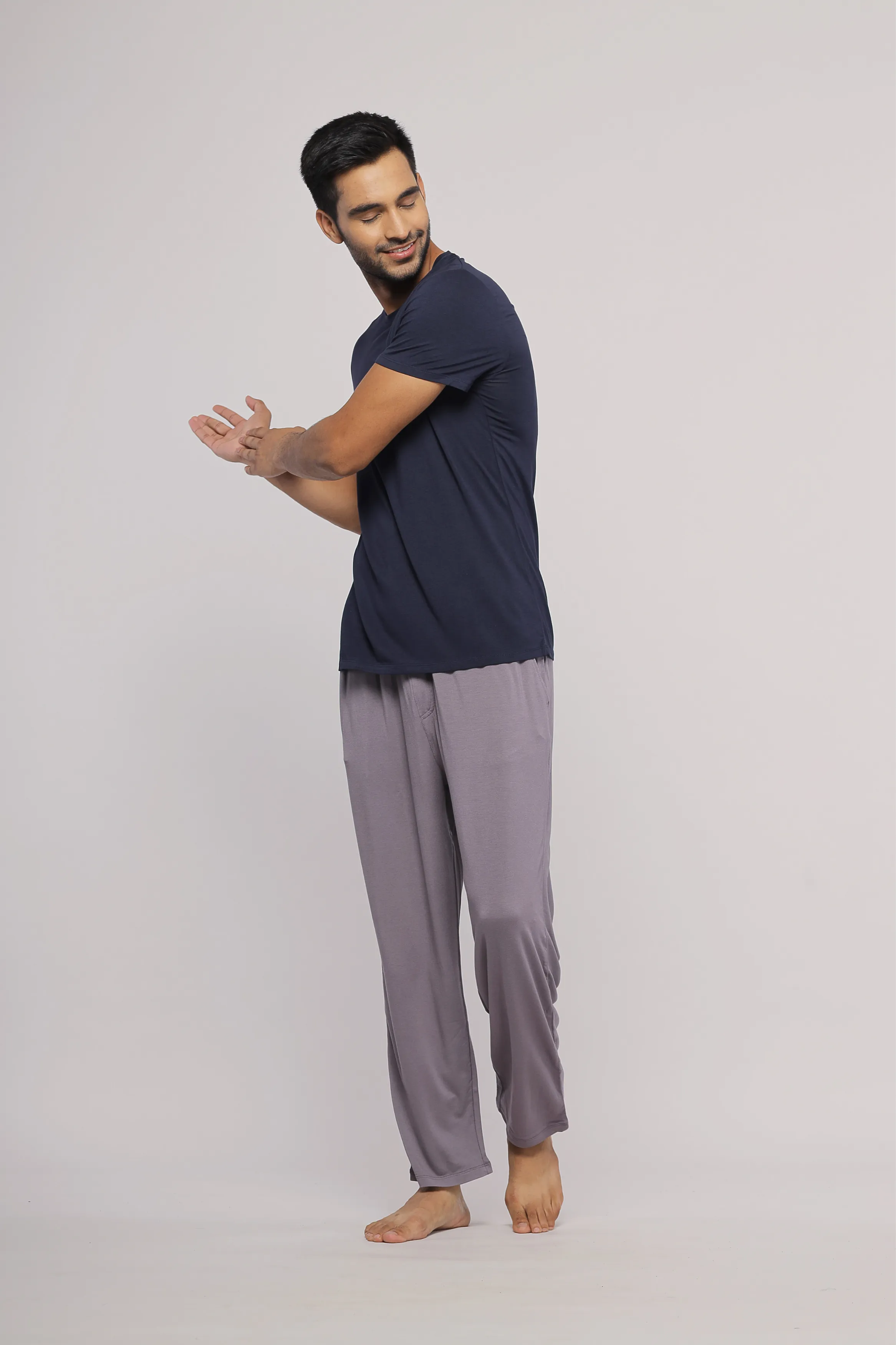 Wanderer Grey Mens Pajama Set