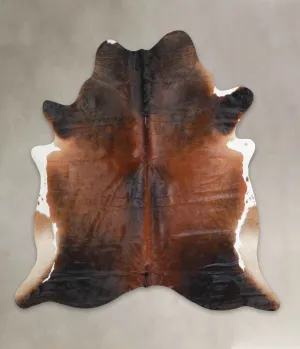 Warm Caramel X-Large Brazilian Cowhide Rug 7'3"H x 6'9"W #A24853 by Hudson Hides