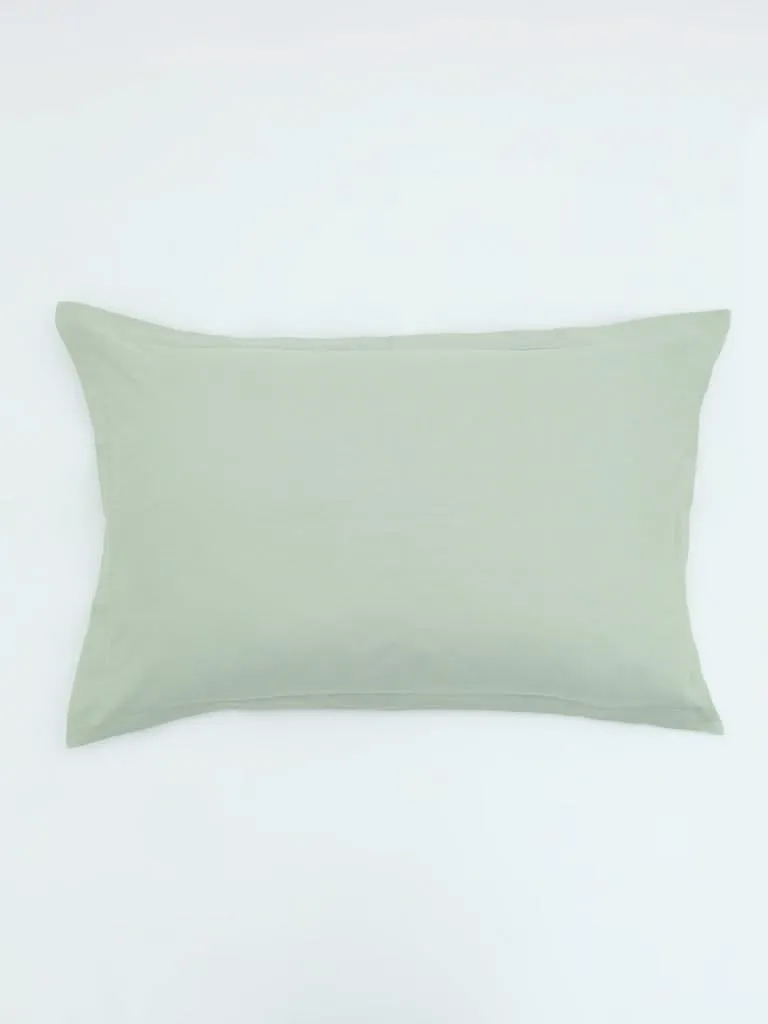 Westside Home Frosty Green Pillow Cover (Set of2)