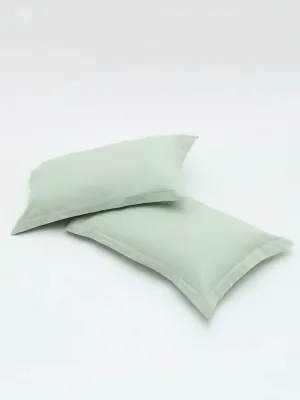 Westside Home Frosty Green Pillow Cover (Set of2)