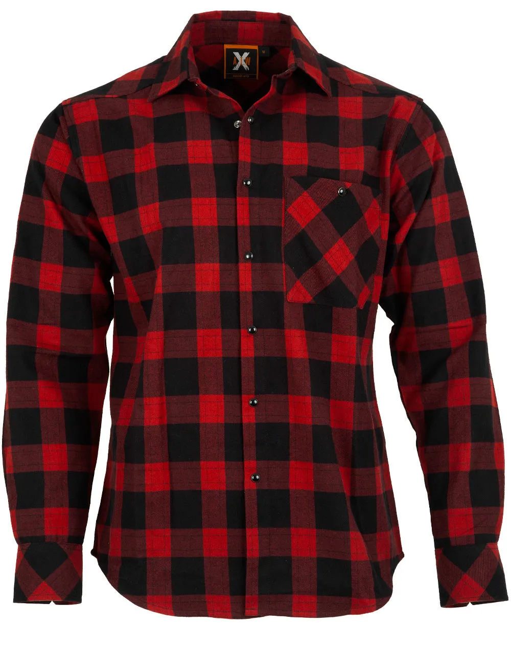 Winning Spirit Unisex Classic Flannel Plaid LS Shirt (WT11)